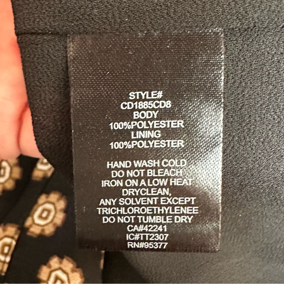 Sanctuary Smocked Long Sleeve Babydoll Dress Medallion Print Size Small - Picture 9 of 13